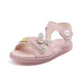 thumbnail image 2 of QISIWOLE Toddler Shoes Baby Girls Princess Soft Non-slip Cartoons Bunny Summer Sandals,clearance under 10, 2 of 5