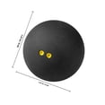 thumbnail image 4 of HEATSHAKING 1Set Squash Ball for Beginners and Adults in Black Rubber for Sports Training, 4 of 5