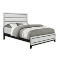 thumbnail image 2 of Queen Bedroom 5pc In White Finish With Low Profile Bed, Chest, Dresser, Mirror, Nightstand, Made Of Rubberwood, Wood Frame, Transitional Style Bed White, Frame Decor, 2 of 2