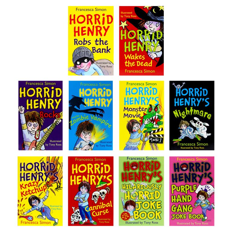 Horrid Henry's Totally Terrible 10 Books Set by Francesca