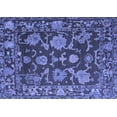 thumbnail image 1 of Ahgly Company Indoor Rectangle Abstract Blue Modern Area Rugs, 4' x 6', 1 of 4