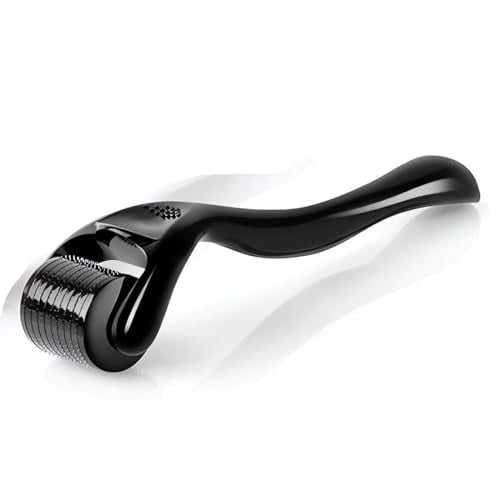 540 Titanium Derma Roller For Face Hair Beard,Scalp Derma Roller ,Beard Microneedle Roller,Personal Use Microneedling Roller Microdermabrasion Cosmetic Beauty Instrument Self-Care Gifts For Men Women