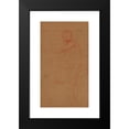 thumbnail image 2 of Luc-Olivier Merson 15x24 Black Modern Framed Museum Art Print Titled - Girl's Study, 2 of 5