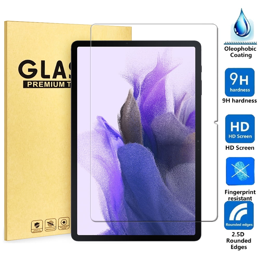 For Samsung Galaxy Tab S7 FE 5G 12.4 2021 / SMT736 / T730 Tempered