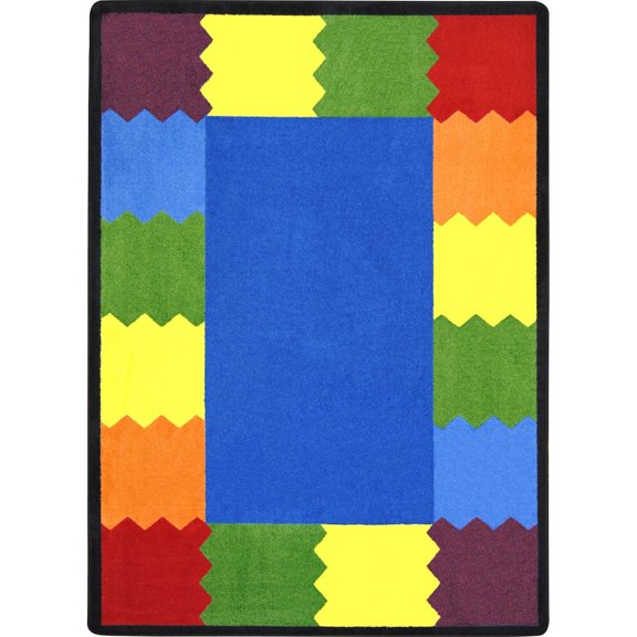 Kid Essentials - Early Childhood Block Party, 5'4" x 7'8", Multicolored
