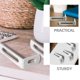 thumbnail image 3 of unbranded 10Ud Fijación L Para Muebles Y Estantes Con Soporte De Metal Plata Para Uso Doméstico, 3 of 8