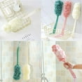 UCEC 3Pack Long Handle Sponge Brushes, Bath Exfoliator for Body