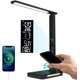 thumbnail image 1 of Lámpara de escritorio, lámpara de escritorio LED con cargador inalámbrico, puerto de carga USB, lámparas de escritorio para oficina en casa, luz de escritorio regulable con luz nocturna, rel, 1 of 5
