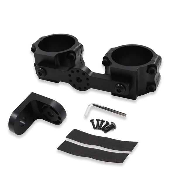 Soportes de montaje UTV ATV para barra de luces LED Whip 1.75in a 2in Rollbar Cage Carevas Soporte