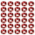 thumbnail image 1 of Unique Bargains Lot de 30 Rondelles de Comptoir M5 en Alliage d'Aluminium Anodisé, Rouge, 1 of 4