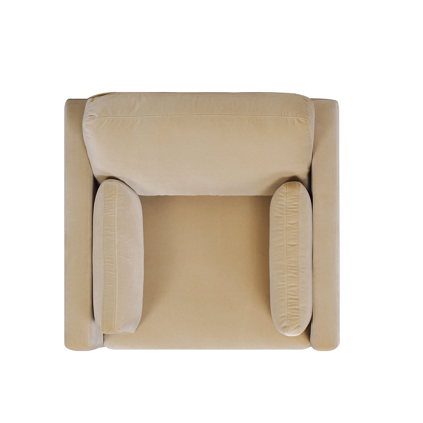 Knox 36" Modern Farmhouse Arm Chair Fawn Brown Performance Velvet