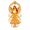 #Angel Cardinal, variant on Meaningful Christmas Tree Topper Collection, Glowing Angel and Cardinal Christmas Tree Topper with Spiral Base, Memorial Holiday Tree Accent with Crystal Drops, Indoor Christmas Decor