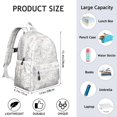 thumbnail image 6 of Pioneer Flower Backpack for School,Cute School Bag,Schoolbag with Adjustable Shoulder Straps & Padded Back,13.4"x11"x4.7", 6 of 6