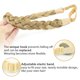 thumbnail image 4 of Hair Works Organizador de extensiones de cabello 4 en 1: el soporte original para extensiones de cabello diseñado para sujetar de forma segura sus extensiones mientras las lava, empaca y almacena (neg, 4 of 5