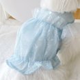 thumbnail image 4 of CSChome Robe pour Animaux Confortable Douce Respirante Motif Nœud Papillon Chien Princesse Été, 4 of 6
