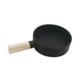 thumbnail image 2 of Elodie Cast Iron Frying Pan Nonstick Wood Handle Cookware Omelette Pan for Rvs Home 16cm, 2 of 8