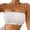 White, variant on Backless Strapless Bandeau Bra For Seamless Comfort Lightweight Wirefree Support Daily Wear, L, Black