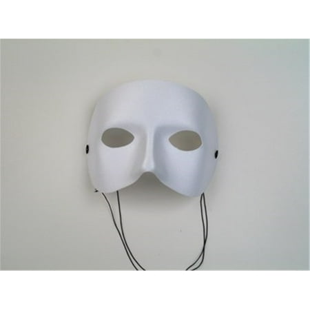 White Casanova Adult Mask