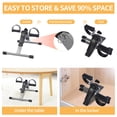 thumbnail image 5 of Sesslife Foldable Under Desk Exercise Bike with LCD Screen Display, Sitting Pedal for Arm and Leg Exercise, Adjustable Resistance Equipment for Home Gym, TE004, 5 of 9