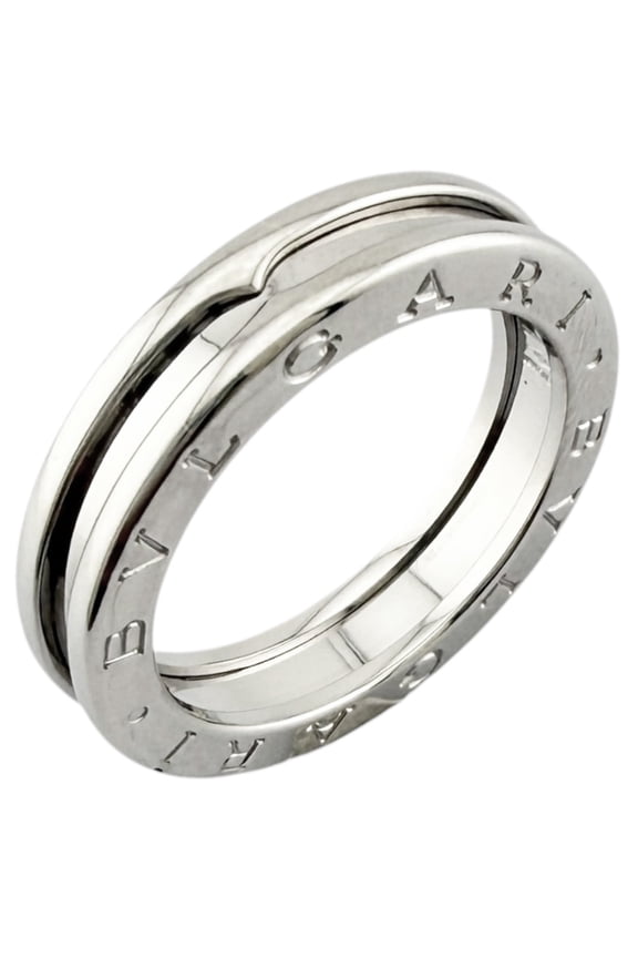 Pre-Owned Bulgari B-zero.1 One-Band Ring, 18K White Gold, Men's and Women's, BVLGARI