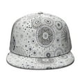 thumbnail image 2 of Mandala Baseball Cap Men Women Adjustable Snapback Flat Bill Hip Hop Hat for Social Gatherings, 2 of 7