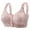 A-Grey341, variant on Lace Daisy Bras For Older Women Convenient Snap Front Closure Adjustable Straps Wireless Bra Back Smoothing Bras