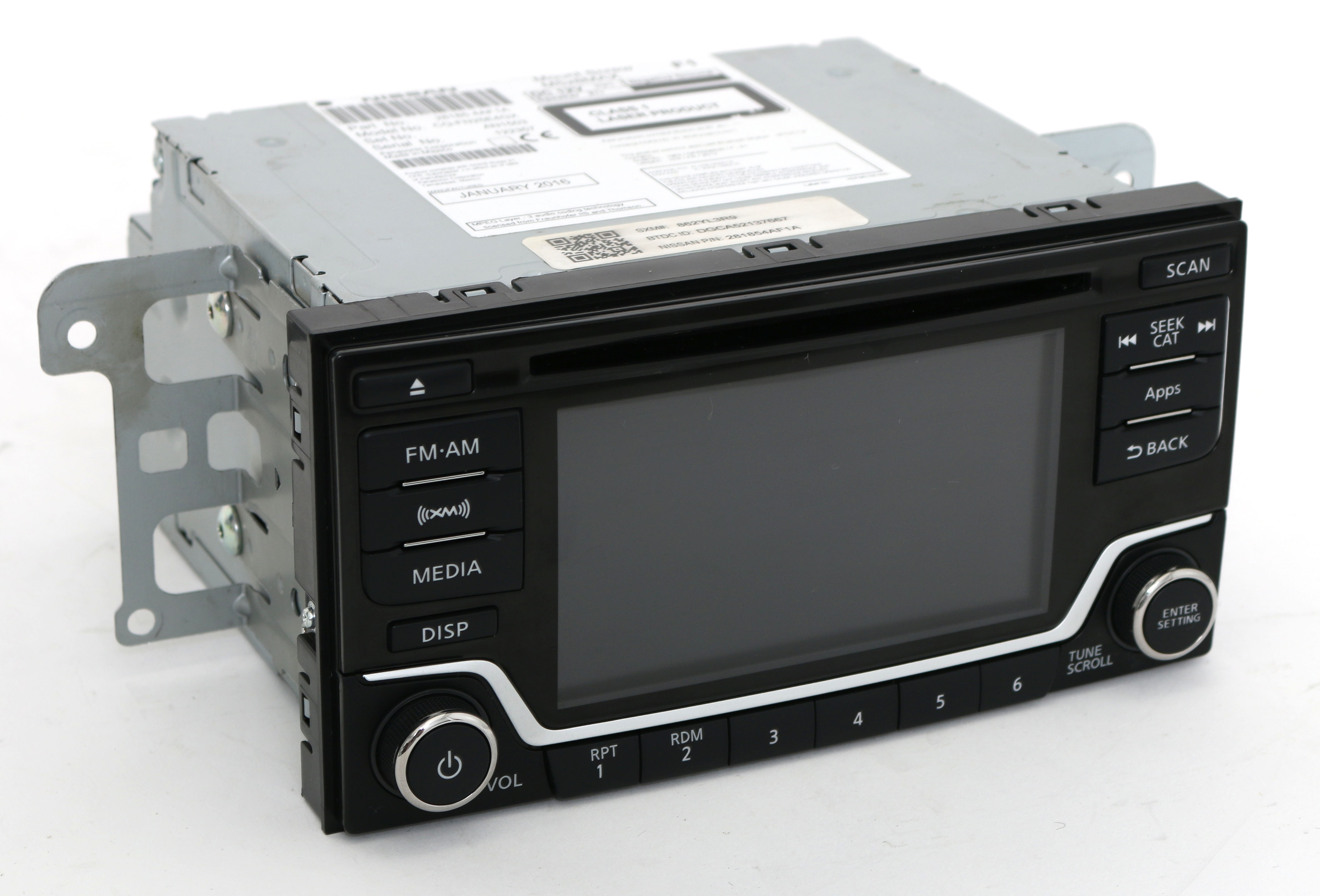 Restored Nissan Sentra 2013 AM FM Radio mp3 Single Disc CD Sirus XM Ready 281854AF1A (Refurbished)