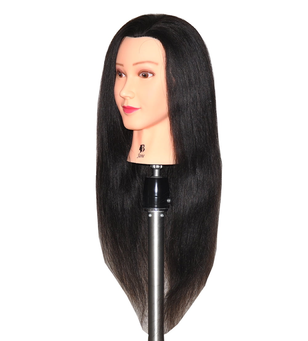 Bellrino 30 " Cosmetology Mannequin Manikin Training Head with Human Hair -Jane