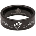thumbnail image 5 of We Love You Mom Tungsten Carbide Ring, 5 of 9