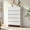 White (5 Drawers), variant on VanAcc 5 Drawer Dresser for Bedroom, 48" Tall Modern Chest of Storage Drawers with Anti-Tip Kit, Wood Cabinet Organizer, Easy Assembly, White