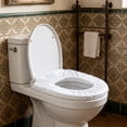 thumbnail image 7 of FEOLGEHLY 20 Pack Toilet Seat Covers Disposable, Disposable Toilet Seat Covers for Travel, Waterproof Non-woven Disposable Toilet Seat Covers, Portable for Public Bathroom Hotel Under 10$ (C), 7 of 7