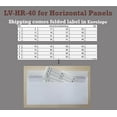 thumbnail image 4 of LV Horizontal Sideways Fuse Box Circuit Breaker Panel Directory Labels/Decals/Stickers for All Electrical Panel/Load Centers (Horizontal 40 Circuits 2 Pcs), 4 of 4