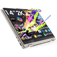thumbnail image 1 of Lenovo Yoga 7 2-en-1 Copilot+ PC, 14" OLED Táctil (1920x1200), AMD Ryzen AI 7 350 (50 TOPS NPU), 16GB RAM, 1TB SSD, Batería de 13.5H, Wi-Fi 7, Win 11, Seashell, 1 of 12