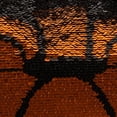 thumbnail image 3 of Lush Decor 100% Polyester Sparkle Pumpkin 1 Decorative Pillow Black/Orange Single 18X18, 3 of 5