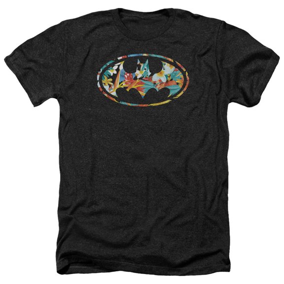 Batman - Hawaiian Bat - Heather Short Sleeve Shirt - Small