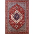 thumbnail image 1 of Ahgly Company Indoor Rectangle Mid-Century Modern Red Persian Area Rugs, 6' x 9', 1 of 6