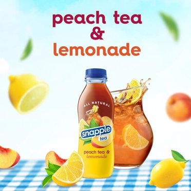 Snapple All Natural Refreshing Raspberry Peach, 16 Fl Oz, Pack of 8 ...