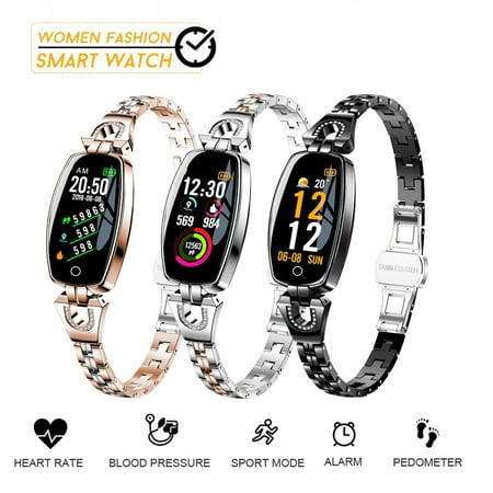 Jewelry Bracelet Watch - Women Fashion Waterproof bluetooth Smart Watches Bracelet Watch Lady Smartwrist Gifts for Android&iOS