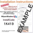 thumbnail image 3 of 2010 Cadillac CTS Beam Blade Wipers (Set of 3) w/Rear Wiper, 3 of 3