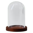 thumbnail image 3 of Maoww 4Pcs Transparent Glass Cloche Dome Container W/ Lid for Decor Office Store, 3 of 5