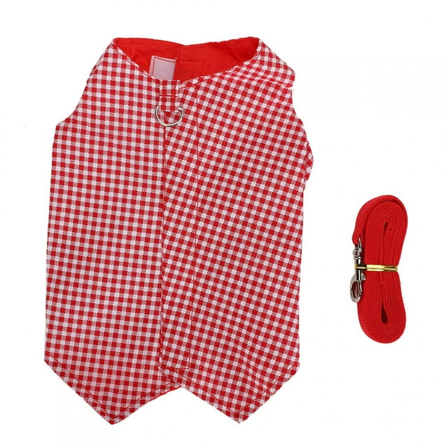 Ropa para mascotas, Animal PEQUEÑO, conejo, gato, traje Formal, ropa con arnés, cuerda, suministros para mascotas M
