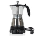 thumbnail image 1 of LAOION Cafeteras Electricas Modernas Moka Pot, Italian Coffee Espresso Machine, 6 Cup Cuban Coffee Maker with Detachable Base & Overheat Protection,, 1 of 6