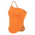 thumbnail image 3 of Top De Tirantes De Verano Dobladillo curvo Casual Corp Top Chaleco asimétrico Tops Traje de calle (Naranja L) Kuymtek para Mujer Naranja T XXL, 3 of 9