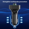 thumbnail image 4 of Transmisor FM Bluetooth, kit manos libres Bluetooth para coche, cargador rápido para encendedor de cigarrillos con dos puertos USB, adaptador de radio inalámbrico para reproductor MP3, compatible con, 4 of 5