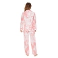 thumbnail image 4 of GLOBAL 100% Cotton Pajamas for Women Notch Collar Pjs Cozy Button Down Homewear with Pockets, Spring & Summer, 2-Piece, Sizes S to 3X, 4 of 7