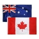 thumbnail image 1 of Banderas nacionales de cerveza dorada 90x150cm Yotijar Australia Canadá, 1 of 10