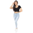 thumbnail image 4 of JEANS SKINNY BÁSICO DESLAVADO PARA MUJER QUARRY, 4 of 4