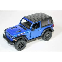 2018 Jeep Wrangler Rubicon Hard Top Blue - Kinsmart P/B
