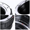 thumbnail image 4 of Adaptador de montura de objetivo K&F Concept Pentax PK a cámara Fuji FX, 4 of 7