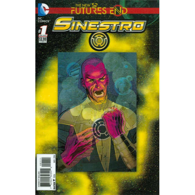 DC Comics Sinestro #1 Futures End 3D Motion Cover